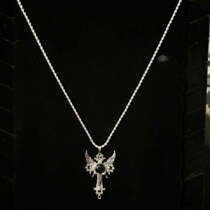 Winged Cross Necklace