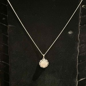 White Stone Pendant