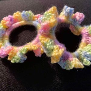 Crocheted Hair Scrunchies (Set Of 2)